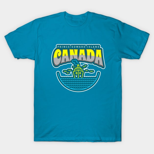 PRINCE Edward Island Canada T-Shirt by SartorisArt1